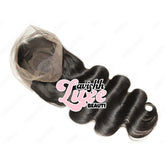 Natural Black Transparent Wigs 13x4